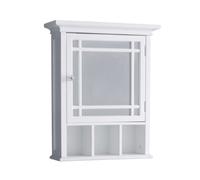 Teamson Home Neal Mueble De Baño Blanco De Madera con Puerta Espejada 7442