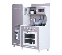 Teamson Kids Cocina de Juego Retro Little Chef Mayfair, Gris
