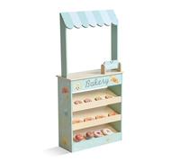 Teamson Kids Jolly Pals Puesto de Panadería de Madera | 12 Dulces Incluidos, Juego de Imitación Educativo, Juguete Compacto, Desarrolla Creatividad y Habilidades Sociales