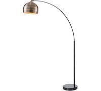 Teamson Lámpara de arco en metal, Amarilla, 173cm