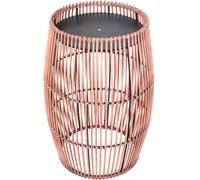 Teamson Mesa auxiliar de jardín de bambú marrón