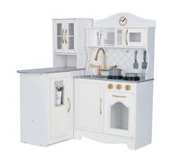 Teamson Niños - Little Chef Marsella retro del juego de la cocina - Blanco TD-13119D