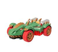 Teamsterz- Coche Dino, Luces y Sonido, Coches, Juguetes con Ruedas, Automóviles, Color Verde, Producto Oficial (CyP Brands)