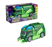 Teamsterz Juguete de camión de Basura Mean Machine | Vehículo de camión de Basura con Luces y Sonidos | Juguete de construcción y recolección de residuos para niños | Edades 3+