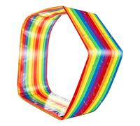 Teamwork Game Running Mat - Coordination Race Pad | Striped 600x45cm | Oxford cloth for durability. Fits 3-4 adults or 4-7 children. Perfect for parties, field days, corporate events, and family f