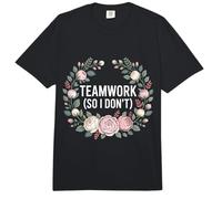 Teamwork So I Don't Anti-Social Employee Jokes - Comfort Colors Adult Heavyweight T-Shirt