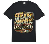 Teamwork So I Don't Anti-Social Employee Jokes |- Comfort Colors Adult Heavyweight T-Shirt