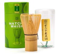 TEANAGOO Batidor de matcha de 120 puntas, batidor de bambú para té matcha en polvo, hecho a mano orgánico tradicional japonés Chasen, agitador de matcha, cepillo mezclador Wisk para preparar té