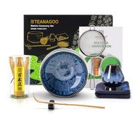 TEANAGOO Juego de té japonés, juego de batidor Matcha, batidor de bambú Matcha Bowl (chasen), pala (chashaku), soporte para batidor, kit para preparar té, N5, té verde matcha en polvo.