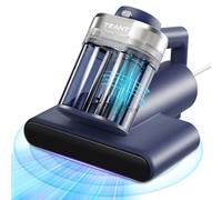 Teant - Aspiradora para cama con 253,7 nm de luz UV-C, 600 W y 16 Kpa de fuerte succión, 33000 RPM/Min Tapping, filtro HEPA, 150 °F de calor y ultrasónico y aniónico para cama y mascotas