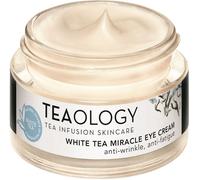 Teaology Crema de ojos milagrosa antiarrugas de té blanco 15mL