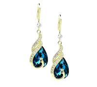 Tear Drop Earrings Women - 1.57 Inches Zinc Alloy Retro Pendant Jewelry, Teardrop Dangle Earrings | Elegant Formal Wedding Party Beach Birthday Graduation Summer Wear Accessory