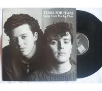 Tears For Fears Songs From The Big Chair LP Mercury MERH58 EX/VG 1985 with inner