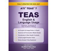 TEAS English & Language Usage: Grammar, Vocabulary & Full-Length Practice Tests (AceMark TEAS Prep)