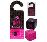 Tease & Please Dados del amor y colgador de puerta, Kama Sutra