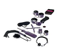Tease & Please Master & Slave Bondage Game - juegos sexuales de parejas adultos BDSM con 13 juguetes sexuales y accesorios - juegos eroticos para una excitante noche de juegos con tu pareja - Púrpura