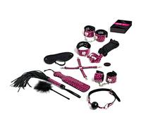 Tease & Please Master & Slave Bondage Game - juegos sexuales de parejas adultos BDSM con 13 juguetes sexuales y accesorios - juegos eroticos para una excitante noche de juegos con tu pareja - Rosa