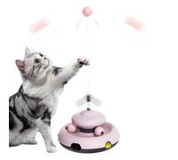 TEASER CATS ROTACIONES, JUGUETES DE CAT INTERATIVOS - Divertido juguete de auto-juego del gato colorido - Suministros portátiles para mascotas, juegos de pelota de entrenamiento de animales divertidos