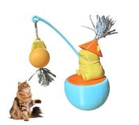 Teaser para Gatos - Bola giratoria para Gatitos y Gatos, Activa el Juego de Movimiento de Caza, Entrenamiento Mental, Accesorios interactivos para Mascotas para hogares