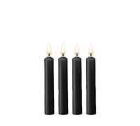 Teasing Wax Candles - Parafin - 4-pack - Black