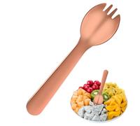Teaspoons Cake Spork - Stainless Steel Dessert Spoon For Yogurt, Cake And Ice Cream For Pudding, Desserts And Daily Dining Tableware Use