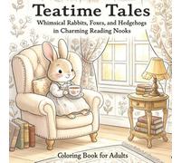 Teatime Tales: Whimsical Rabbits, Foxes, and Hedgehogs in Charming Reading Nooks
