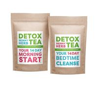 Teatox de 14 días: Detox Skinny Herb Tea - Té desintoxicante eficaz - Ayuda con la hinchazón y el estreñimiento - Apoya la limpieza corporal - 100% natural
