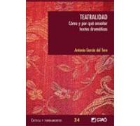 teatralidad: como y por que enseñar textos dramaticos