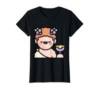 Teatro de la festividad del Dios Griego del Vino Dionisio Camiseta gráfica económica, Mujer, Negro, M