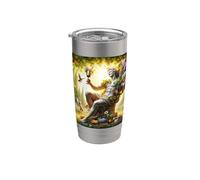 Teatro de la festividad del dios griego del vino Dionisio Vaso térmico de acero inoxidable de doble pared