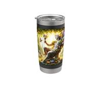 Teatro de la festividad del dios griego del vino Dionisio Vaso térmico de acero inoxidable de doble pared