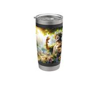 Teatro de la festividad del dios griego del vino Dionisio Vaso térmico de acero inoxidable de doble pared