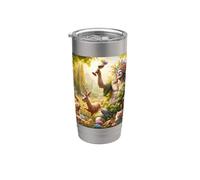 Teatro de la festividad del dios griego del vino Dionisio Vaso térmico de acero inoxidable de doble pared