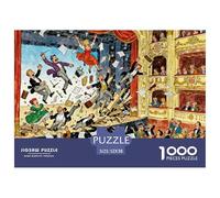 Teatro de Ópera Caótico Puzzle De Madera Impermeable Puzzles De 1000 Piezas Regalos para Adultos Desafiante Y Estimulante Rompecabezas Decoración del Hogar