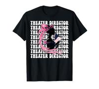 Teatro Director Teatro Máscara Drama Comedia Teatro Chica Mamá Camiseta