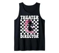 Teatro Director Teatro Máscara Drama Comedia Teatro Chica Mamá Camiseta sin Mangas