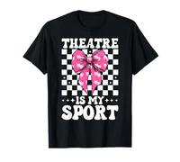 Teatro es mi Deporte Drama Teatro Máscara Actor Teatro Chica Camiseta