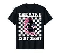 Teatro es mi Deporte Teatro Máscara Drama Comedia Camiseta