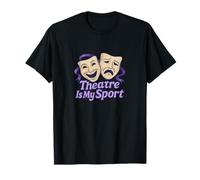 Teatro es mi Teatro Deportivo niños diversión Drama Club Arte Camiseta