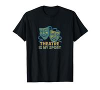 Teatro es mi Teatro Deportivo niños diversión Drama Club Arte Camiseta