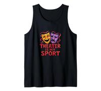 Teatro es mi Teatro Deportivo niños diversión Drama Club Arte Camiseta sin Mangas