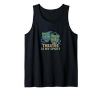 Teatro es mi Teatro Deportivo niños diversión Drama Club Arte Camiseta sin Mangas