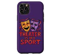 Teatro es mi Teatro Deportivo niños diversión Drama Club Arte Carcasa para iPhone 11 Pro