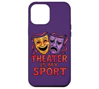 Teatro es mi Teatro Deportivo niños diversión Drama Club Arte Carcasa para iPhone 12 Pro MAX