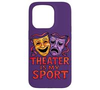 Teatro es mi Teatro Deportivo niños diversión Drama Club Arte Carcasa para iPhone 15 Pro