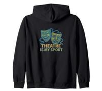 Teatro es mi Teatro Deportivo niños diversión Drama Club Arte Sudadera con Capucha