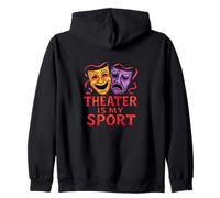Teatro es mi Teatro Deportivo niños diversión Drama Club Arte Sudadera con Capucha