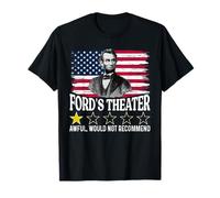 Teatro Ford 1 estrella - Divertida sátira de Abraham Lincoln Camiseta