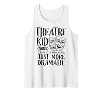 Teatro Kid Definición Divertido Musical Drama Actuación Camiseta sin Mangas