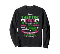 Teatro Nerd Hombres Mujeres Niños Teatro Divertido Sudadera